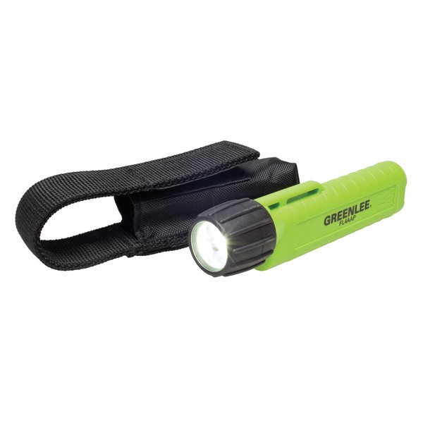 Greenlee FL4AAP Flashlight, LED, Waterproof
