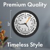DayClocks Time & Day of The Week Wall Clock with