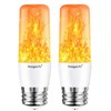 HoogaLife Flame Light Bulbs, Warm Flickering Light Bulbs Effect of