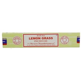 Satya Nag Champa Lemon Grass Incense Sticks | x1 pack | comes with SAMASIA bookmark | Incense can be used for Aromatherapy, Spa, Yoga, Weddings, Meditation, Healing, Positivity and Relaxation