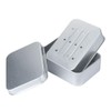 2PCS Soap Box, Aluminium Soap Cases with Drain Strainer, Bar