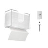 IEEK Paper Towel Dispenser Wall Mount Acrylic Paper Towel Holder