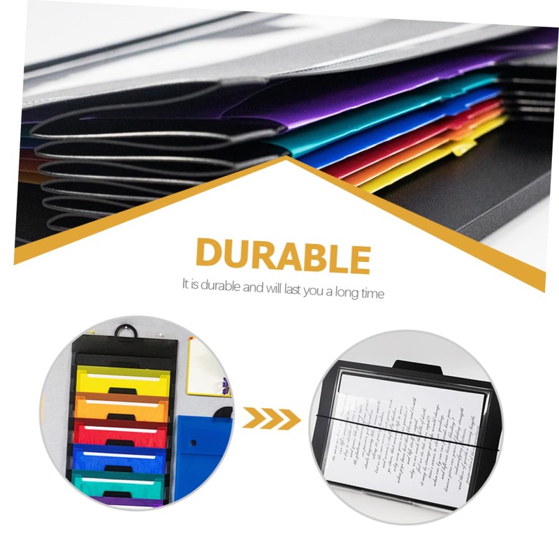 Operitacx Sheet Folder Organizer Reinforced Handles Wall Hanging File Organizer