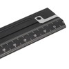 Aluminum Alloy Straight Ruler 25cm Precise Scale Professional for Woodworking