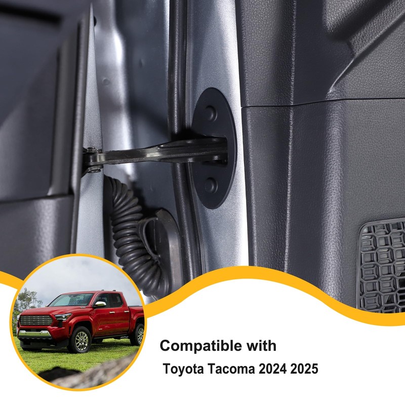 Heutamo Door Lock Latch Protective Cover Compatible with Toyota Tacoma