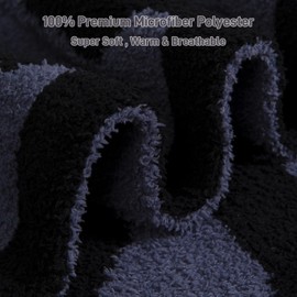 Damonsang Leopard Print Throw Blanket,Super Soft Microfiber Blanket Cozy Fluffy Blanket Cute Plush Blanket,Reversible Cheetah Black Throw Blanket for Couch Bed Sofa-Blue Gray/Black, 50x60 Inches