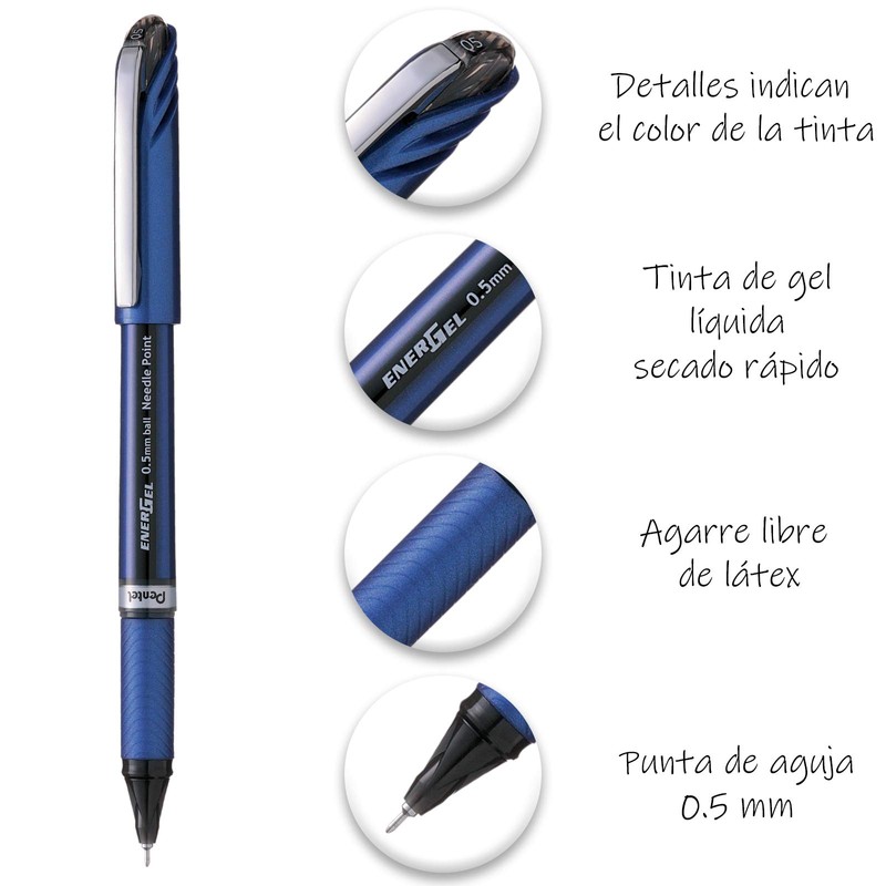 PENTEL ENERGEL Needle TIP Black BLN25-A