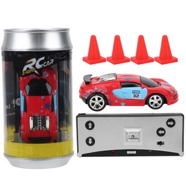 Mini RC Car with Can Box Power Induction Fourway Remote Control APP Dual Mode Child Toy Model(Red )