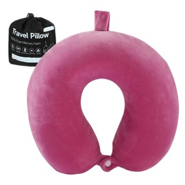 Gluck Plants Travel Pillow,Neck Pillow for Traveling U Shaped Memory Foam Portable Headrest Sleep Airplane Travel Neck Pillow for Flight,Car & Home,Office