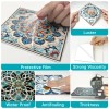12 Pcs Tile Stickers Self Adhesive PVC+PE Wall Tiles Waterproof