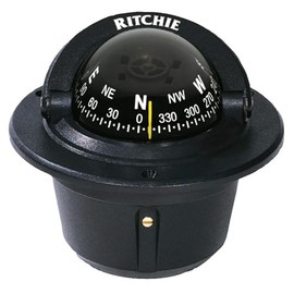 Ritchie Navigation Flush Mount Compass, Black (F-50)