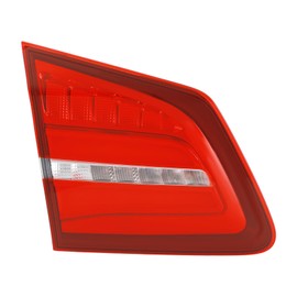 Headery Inner Tail Light Assembly Compatible for 2017-2019Mercedes-Benz GLS450 GLS550 GLS63 AMG X166 LED Model, Left Driver Side Brake Stop Lamp, Red Clear Lens(Left Inner Tail Light)