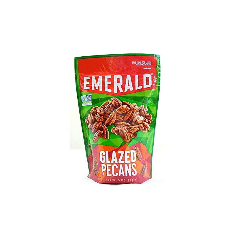 Emerald Glazed Pecans Non GMO Verified (Pack of 2)