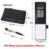 Elezeal Soft Leather A7 Notebook Pocket Refill Notepad Holder Set,