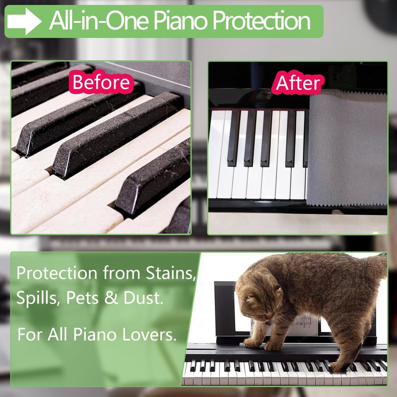 Keyboard Piano Cover, Digital Piano Dust Cover, Light Luxury Soft