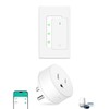 NineLeaf WiFi Smart Plug with Remote,Wireless Remote Outlet w Decor