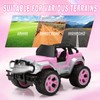 Remote Control Car for Girls, Pink RC Car with Doll