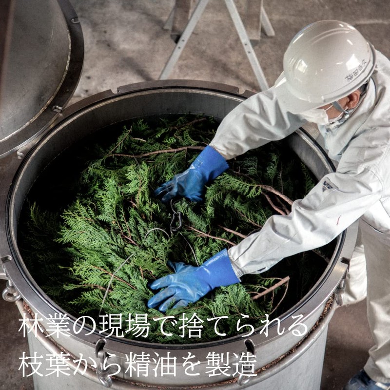 HINOKI Deodorizing Aroma Mist, Essential Oil, Cypress Scent, 10.1 fl