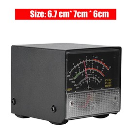 Zerone External S-Meter for FT-857/FT-897 Radios, Zerone2k69extrib Black