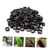 Hohopeti Pigeons Leg Rings 100 Pack Plastic Clip Rings for