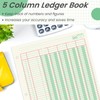 gisgfim 2 Pads 100 Sheets Columnar Analysis Pad 3 Hole