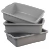 Ggbin Plastic Dish Tubs, Commercial Bus Box/Wash Basin Tote Box,