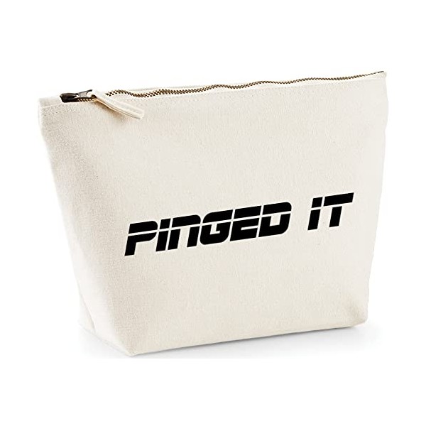 Hippowarehouse Pinged It printed make up cosmetic wash bag 18x19x9cm