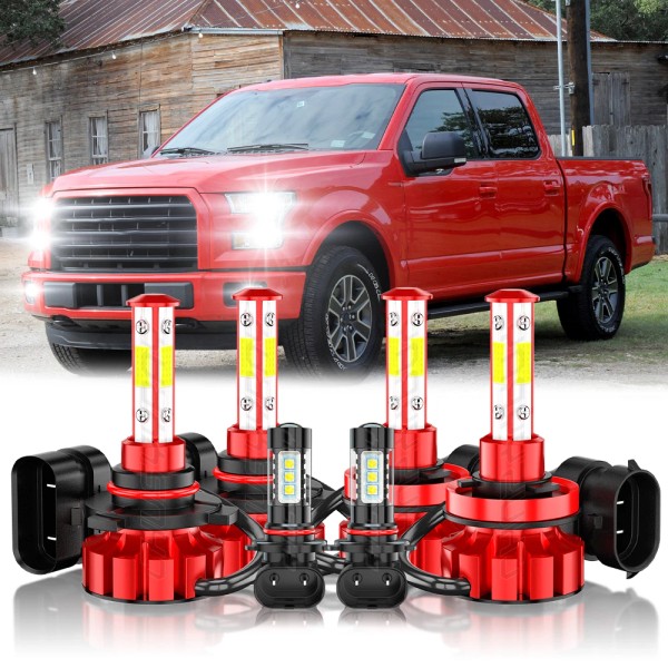 CHUSYYRAY Para For Ford F 150 2015-2020 2021 Faro LED