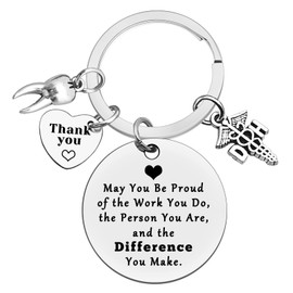 Ximalun Dental Hygienist Gifts Keyring Dentist Appreciation Gifts Dental Assistant Gifts Dental Student Graduate Gift Dentist Office Orthodontist Gift Christmas Birthday Thank You Gifts for Dentist