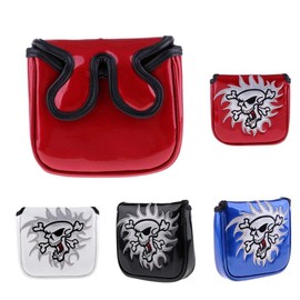 Luxury PU Leather Putter Cover Magnetic Closure odessei・te-ra-meido supaida-pata-・senta-syahuto Fit Skull