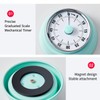 Tissting Mechanical Kitchen Timer, Countdown Timer Visual Timer Management Cooking