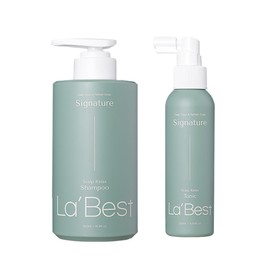 La'Best Natural pH Balanced Shampoo 500ml & Tonic 120ml Set for Scalp Care - Gentle Formula for Sensitive Skin