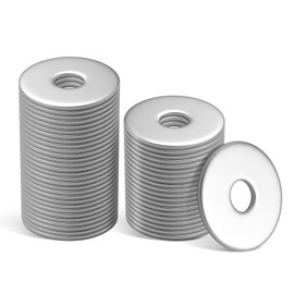 THFJWJ Pack of 100 Washers 304 Stainless Steel M6 for Screws Nuts Threaded Rods