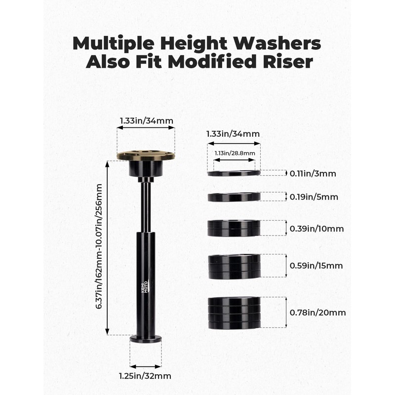 KEMIMOTO Stem Lock for Surron Talaria Headset Spacer with Handlebar