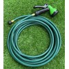 PEISONGFEI Outdoor Garden Hose 1/2'' x 25Ft, PVC Lightweight Hose