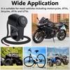 Motorcycle Handlebar Switch 12V, Waterproof Motorcycle Light Toggle Switch, Aluminum