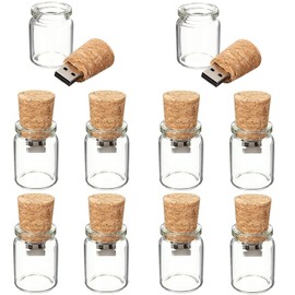 10PCS 16GB niedliche Drift Flasche USB Flash Drive Memory Stick verstauen Disk Weihnachts Geschenk grün 16 GB