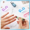 200 Pcs Handle Grip Nail Brush Fingernail Scrub Cleaning Cleaner