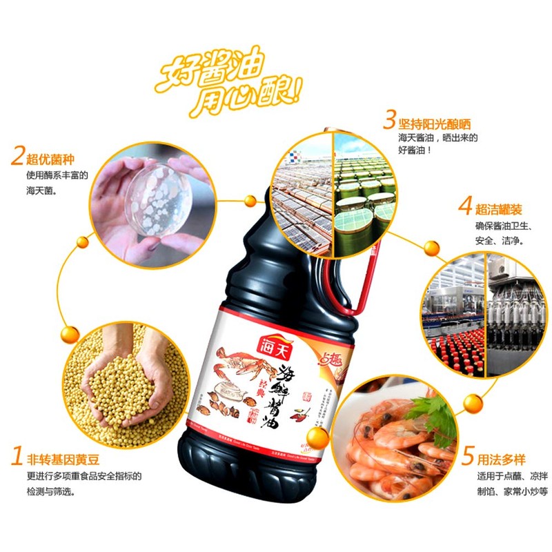 Hayday Soy sauce (Tasty Seafood, 1750ml)