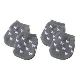 Asahi Electric Kasei Smile Kids Caster Cover, Gray, (Airplane Pattern), Approx. 3.1 x 3.5 inches (8 x 9 cm), ACC-02, Pack of 4