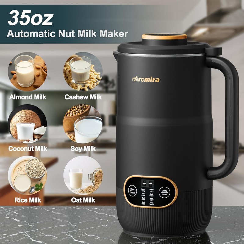 8 in 1 Nut Milk Maker, 8 Blade 35oz Homemade