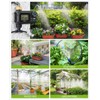 HIRALIY 59FT Greenhouse Mist Drip Irrigation Kit with Garden Timer,