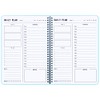 TREES Hourly Daily Planner Undated with To-Do List , Meals , Notes ,Appointment Planner Book 10" x 7.3", Flexible PVC Cover ,Twin-Wire Binding