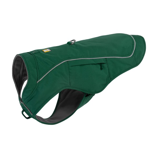 RUFFWEAR, Overcoat Fuse Jacket Harness Combo for Dogs, Evergreen, XX-Small