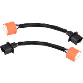 Cable de conversión de faros Adaptador 2 uds H13 9008 a H4 9003 Hb2 Adaptador Cable de conversión de faro hembra Luz LED Adaptador Cable de conversión de faros