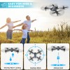 Hiturbo Foldable FPV Drone with 1080P Camera Voice Control for