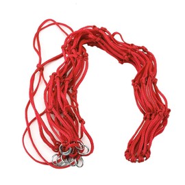 Horse Haynet Haynet Hay Net for Horses Feeder Net for Horses Baits for Horses Sheep Goats Cattle Horse Riding Foldable Buckle Ring Large Capacity for 1 to 2 Adult Horses (Red)