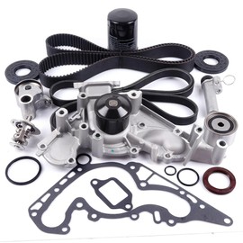 ASTOU Timing Belt Kit w/Water Pump Fit for Toyota for Sequoia 4.7L 2001-2004 for Lexus for GX470 4.7L 2003-2004 Replace Timing Belt OEM - TKT-001