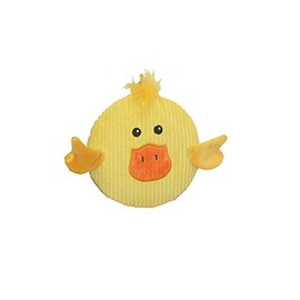 Multipet 43205-1 Sub-Woofer Squeaking Duck Toy, 7", Yellow