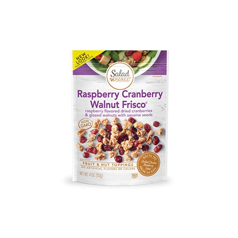 Salad Pizazz Salad Toppers, Raspberry Cranberry Walnut Frisco, 4 Oz